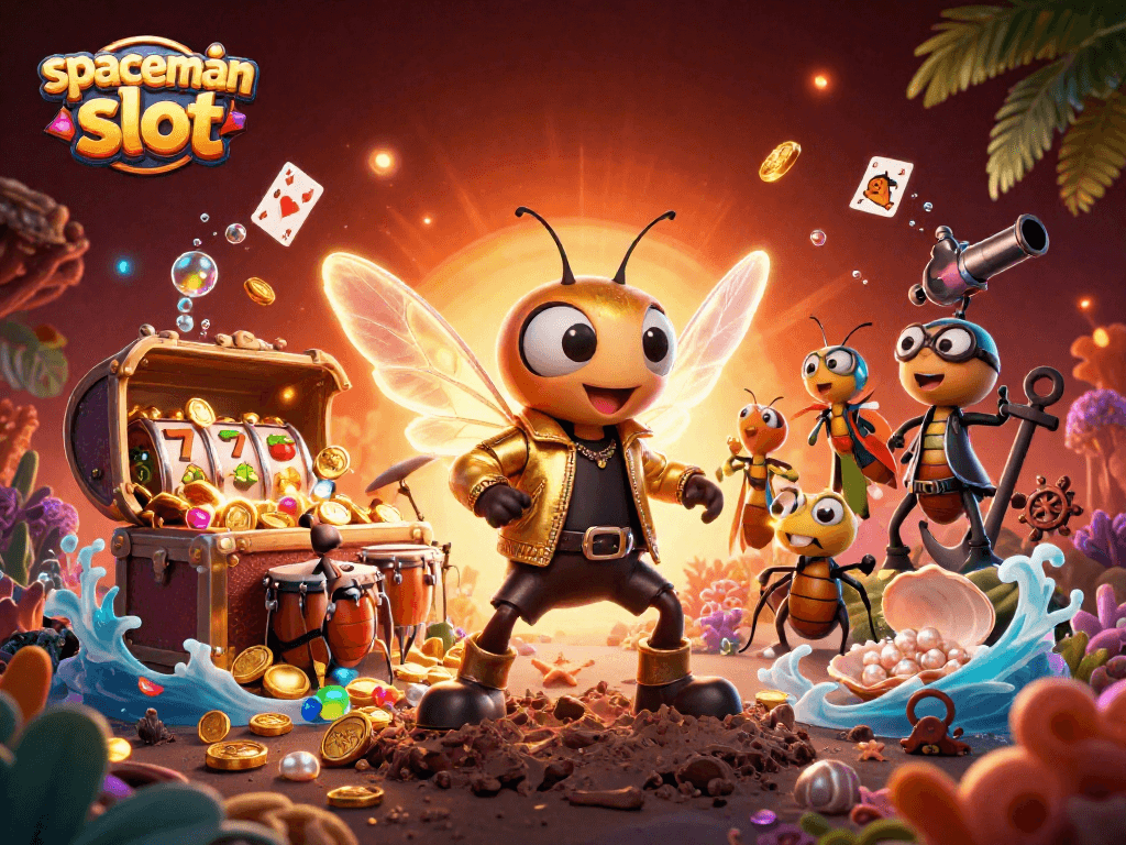 Experience the thrilling adventure of the spaceman slot with vibrant characters and dynamic elements.