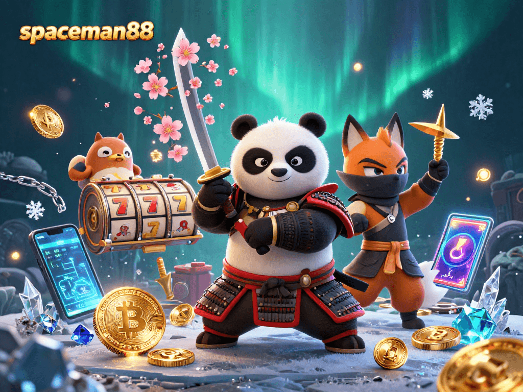 Experience the thrill of spaceman88 as you engage with dynamic slot reels and characters.