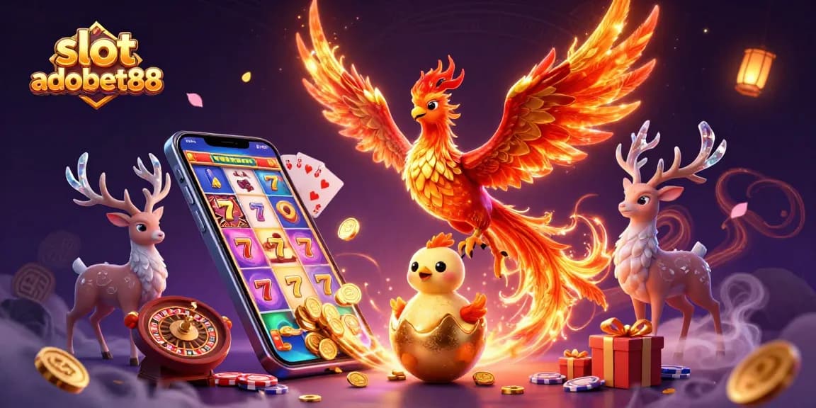 Win with slot adobet88 and enjoy thrilling games featuring vibrant phoenixes and jackpots.