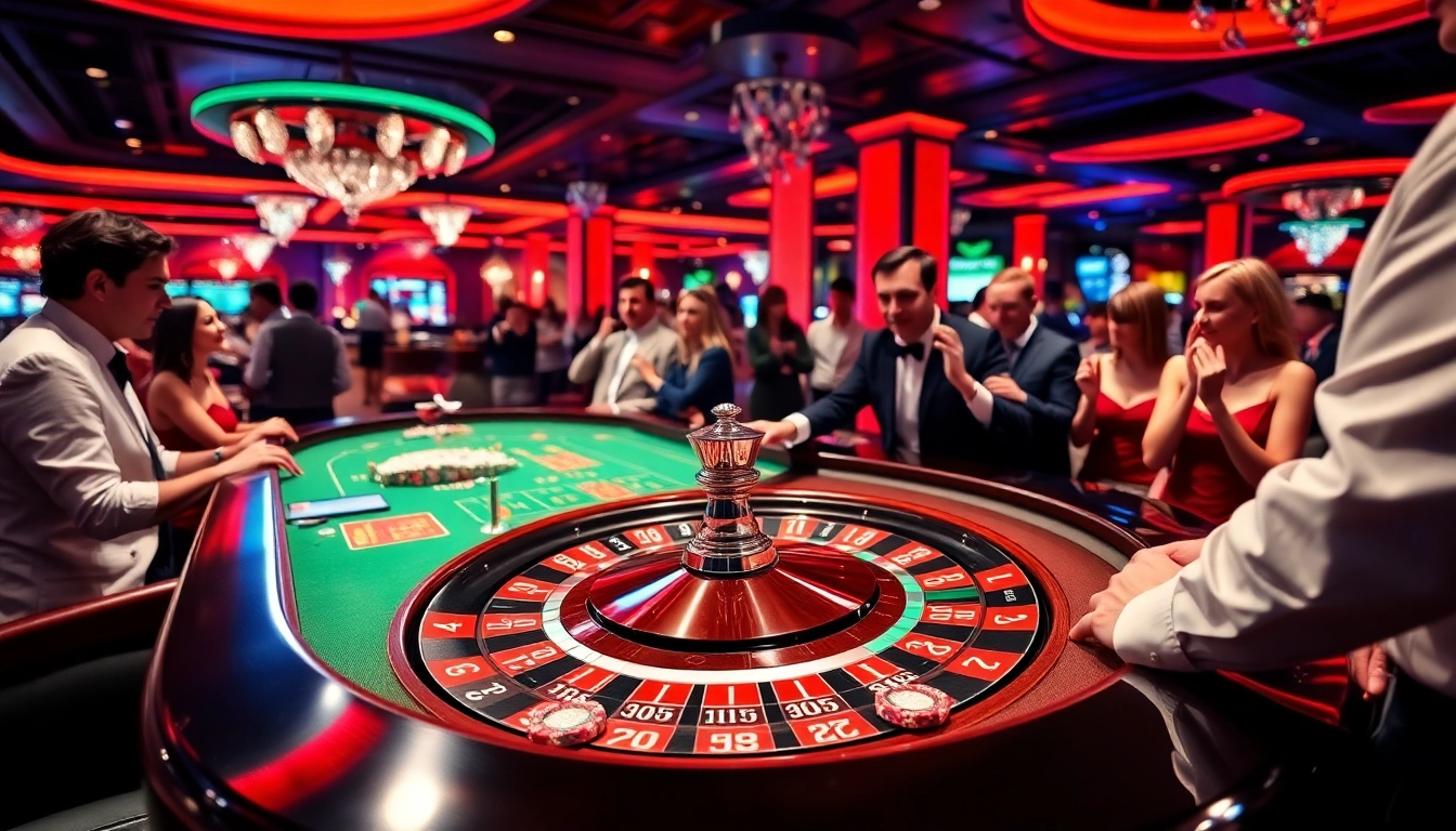 Experience the excitement of AT99 casino with vibrant roulette and enthusiastic players.