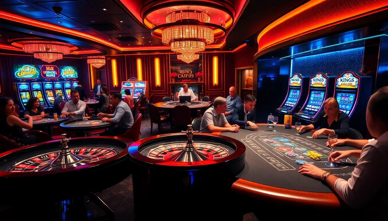 Experience the excitement of king88 at a high-stakes poker table surrounded by luxury and thrill.