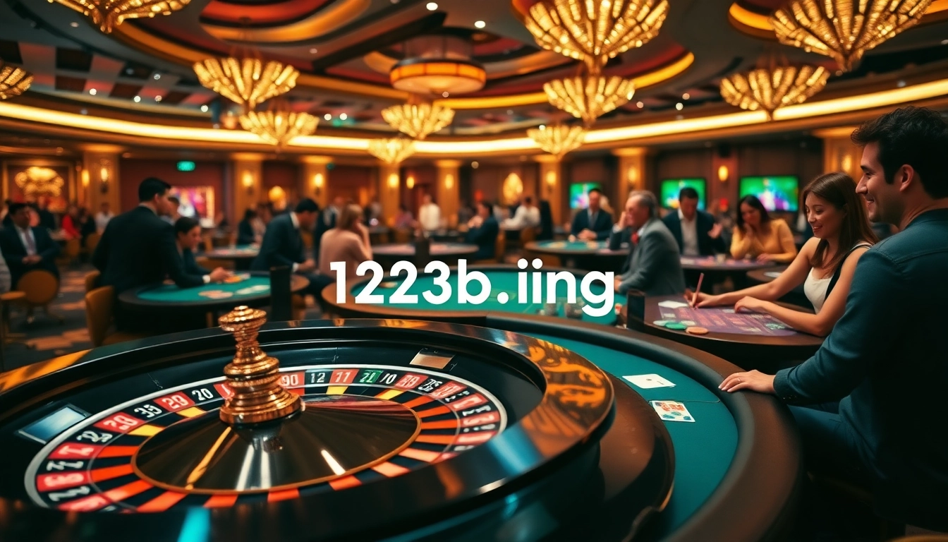 Experience the excitement of 123b.ing with vibrant casino games and immersive betting.