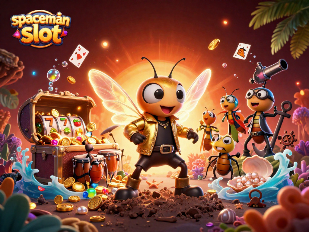 Experience the thrilling adventure of the spaceman slot with vibrant characters and dynamic elements.