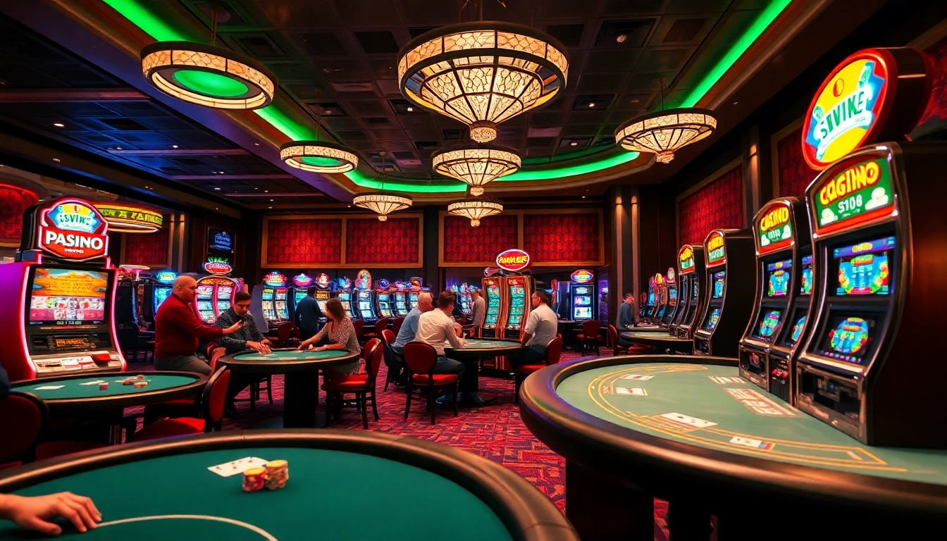 Spannende Spielerlebnisse beim casino spielen am Tisch mit lebhaftem Ambiente.