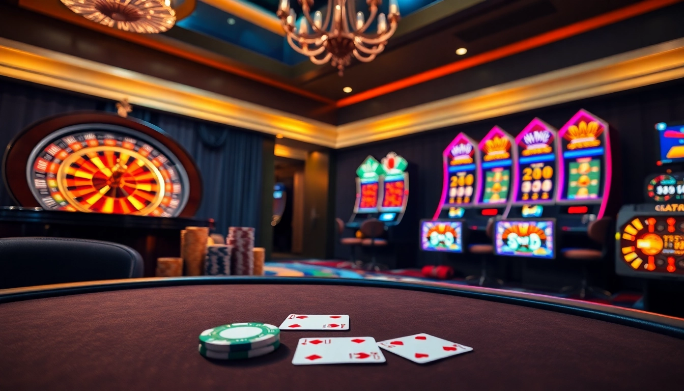 Winning big at thabet77.sa.com with exciting games, poker chips, and roulette.