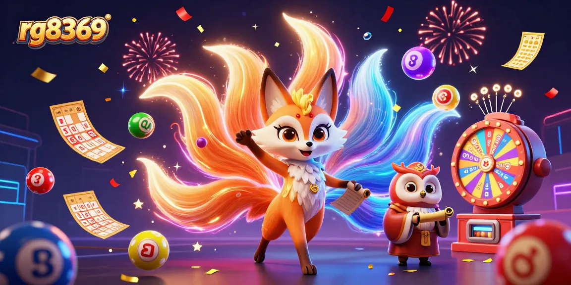 Experience thrilling gaming action with rg8369, featuring vibrant characters and lottery elements for an immersive experience.