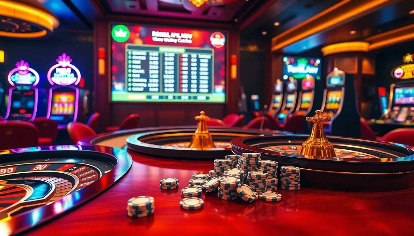 Engage with the thrill of gambling at https://rr88.mov/ featuring luxurious casino tables and vibrant slot machines.