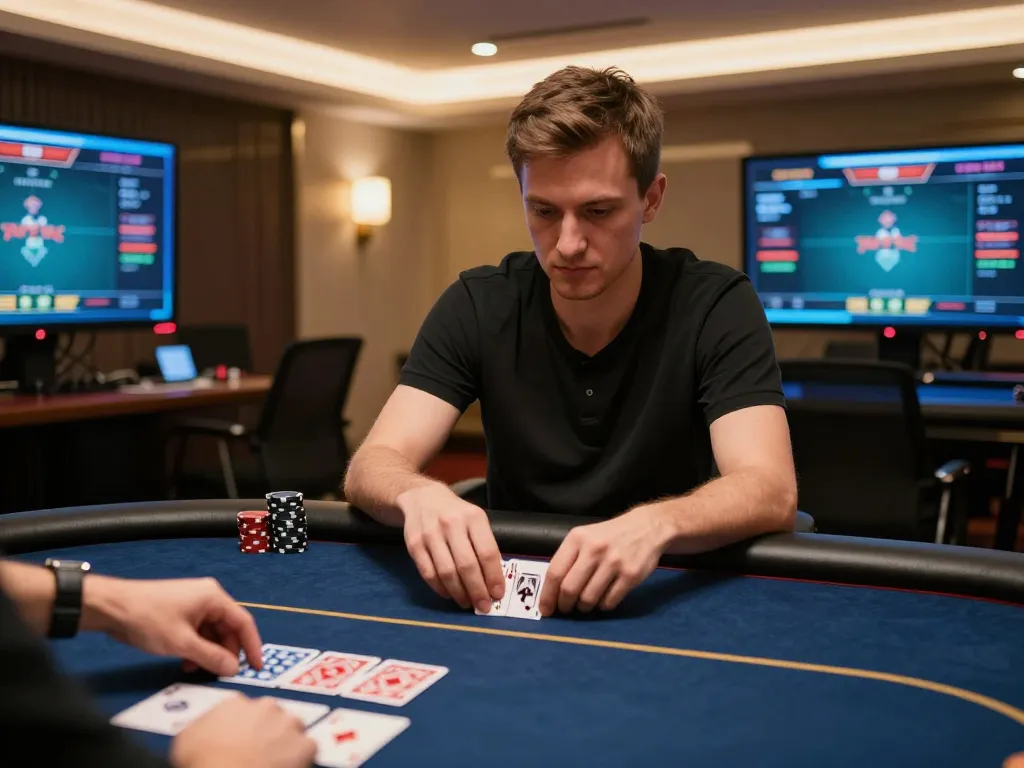 Player engaged in an online game with qtr88, showcasing strategy and focused gameplay.