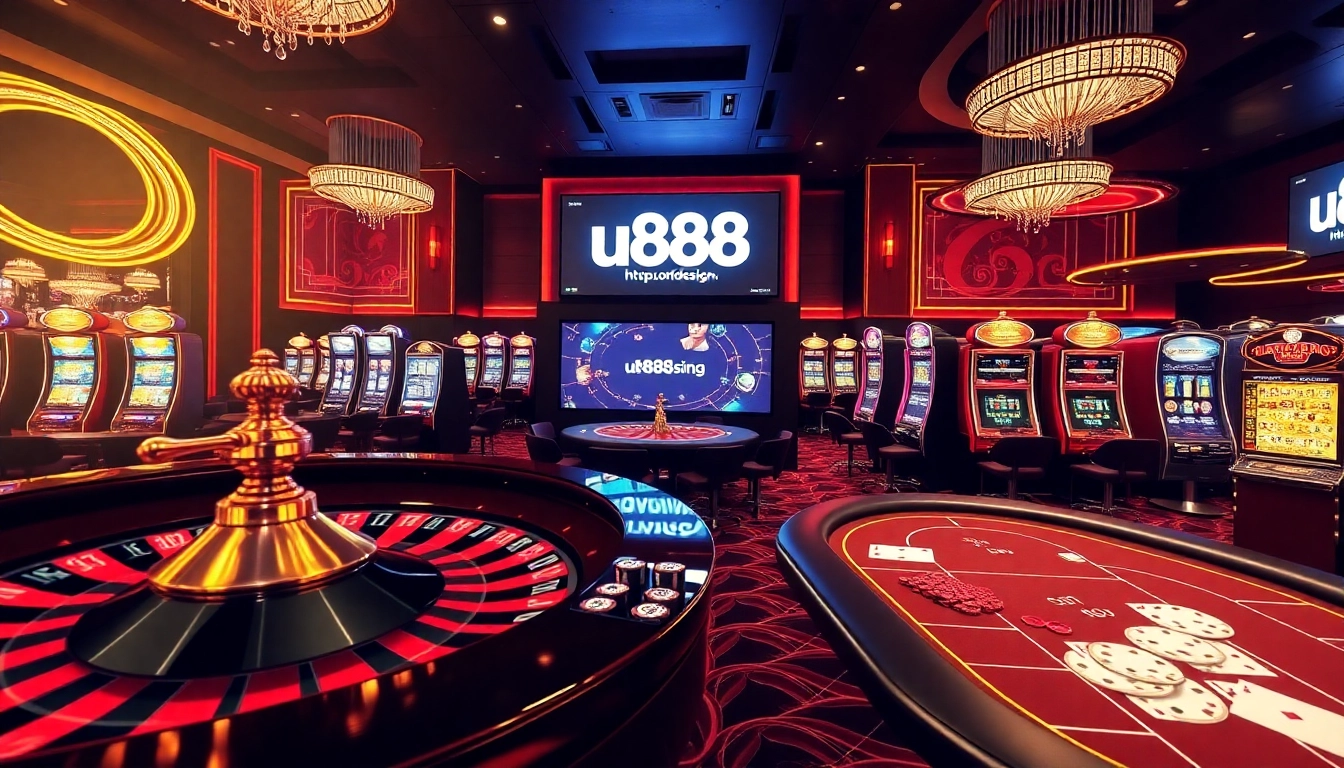 Spin the roulette wheel at https://u888f.design/ while enjoying the vibrant atmosphere of an upscale casino.