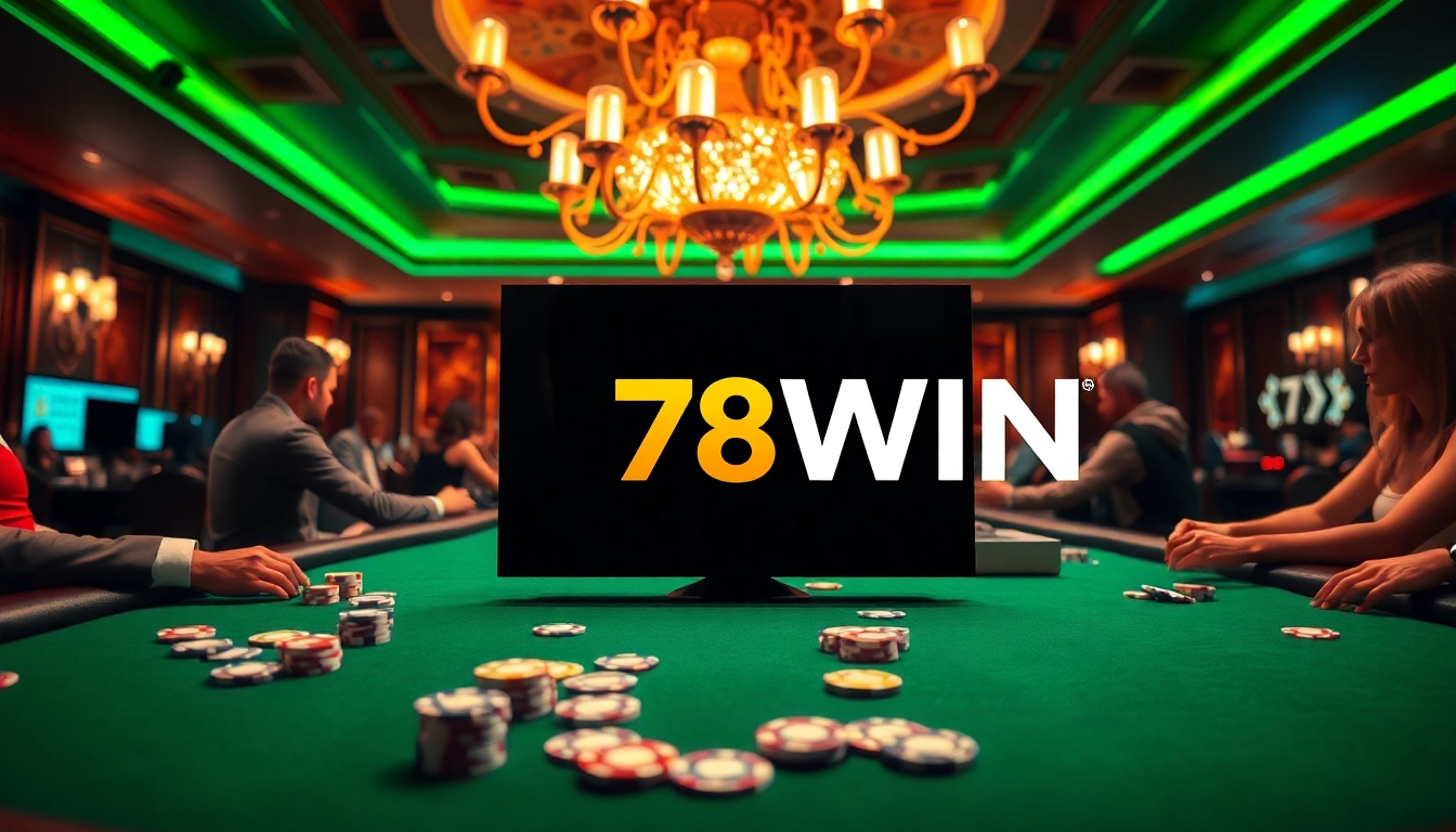 Experience the thrill of high-stakes poker at 78WIN, with luxurious settings and engaging gameplay.
