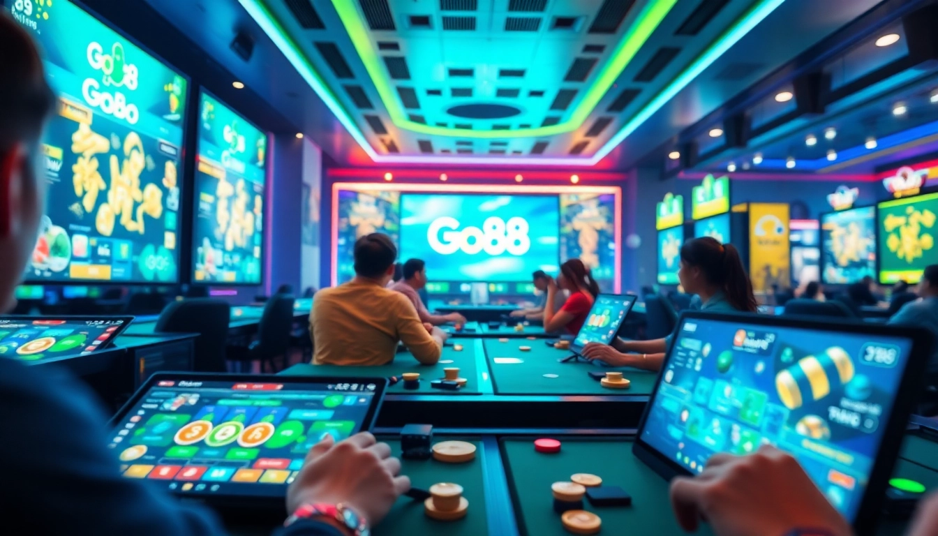 Exciting online gaming experience at https://go88.bio/ showcasing Sicbo and Xóc Đĩa games.
