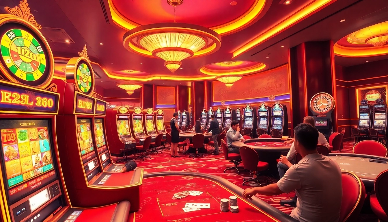 Rasakan sensasi slot88 di tengah suasana kasino yang meriah penuh dengan pemain antusias.