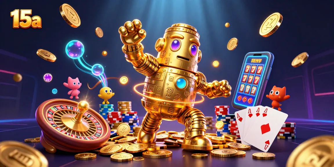 Ganhe com 15a: golem de ouro e emoções de cassino digital em ação