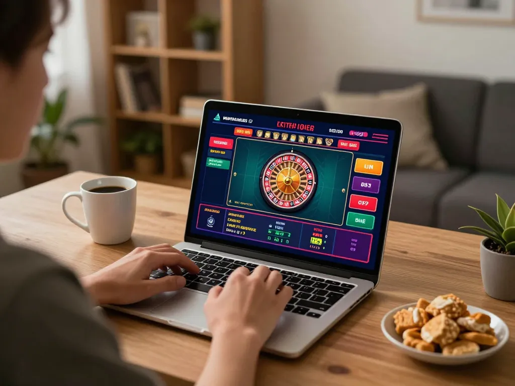 Experience thrilling online gaming at https://rr88co.net/ with a user enjoying live dealer roulette.