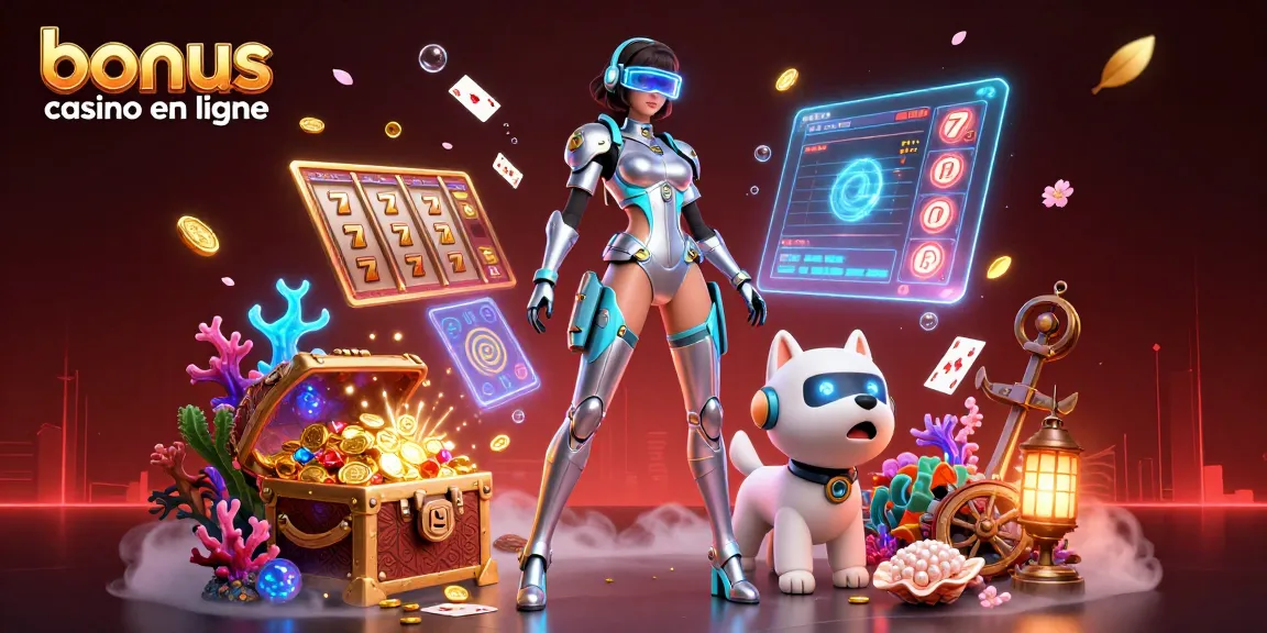 Participez à une expérience de jeu dynamique avec des bonus au bonus casino en ligne au milieu de scènes 3D dynamiques.
