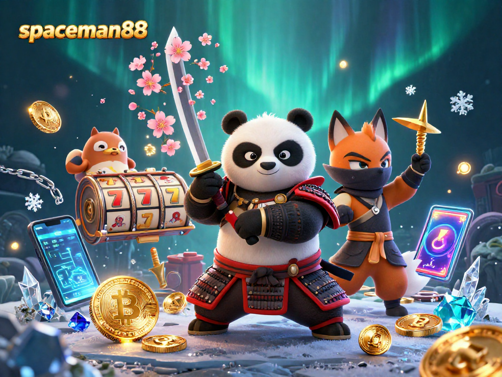 Experience the thrill of spaceman88 as you engage with dynamic slot reels and characters.