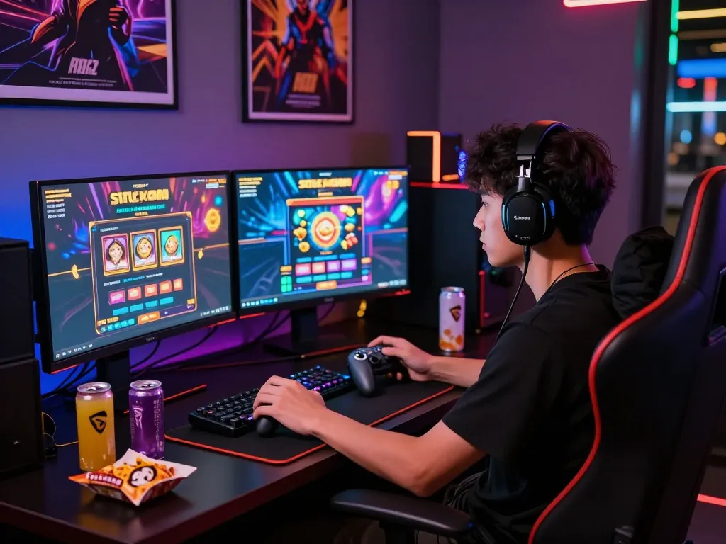 Situs slot gacor dengan grafis dinamis dan gamer yang antusias.