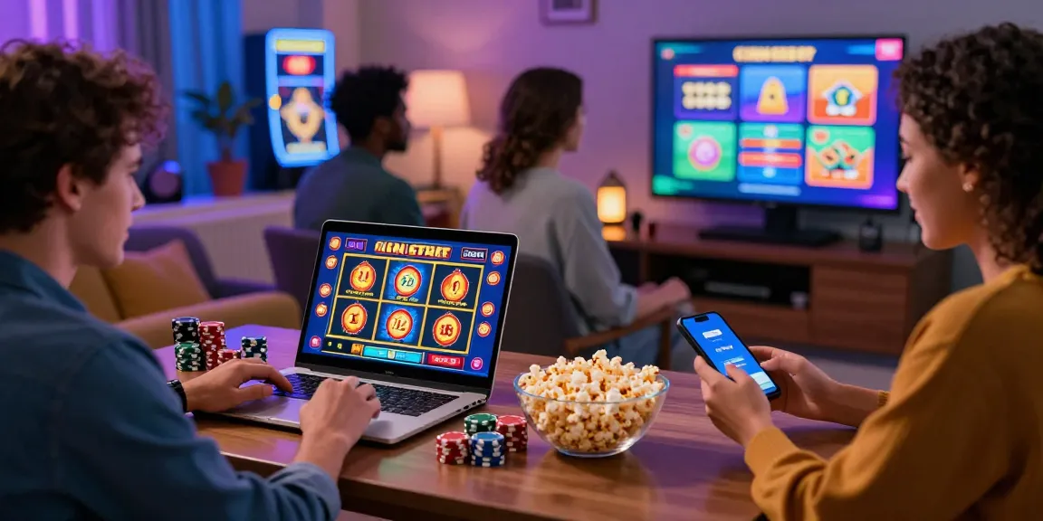 Players engaging in exciting online casino games at https://eatm.org.uk/, showcasing credit card transactions and vibrant graphics.