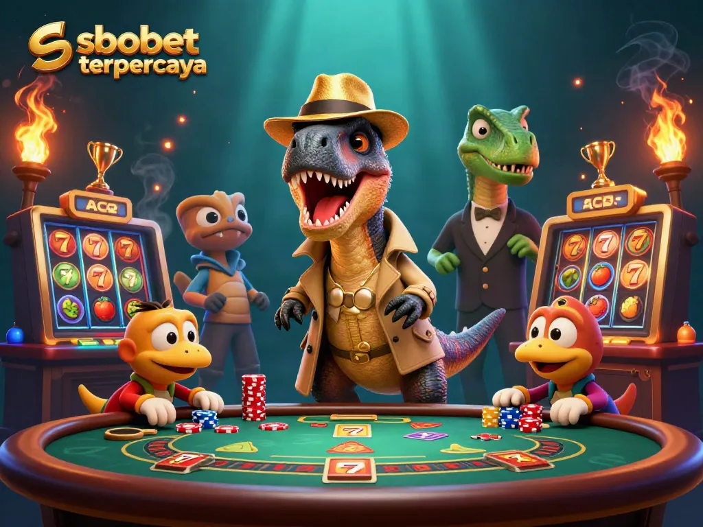 Engage in sbobet terpercaya with thrilling casino action featuring 3D cartoon characters and dynamic games.