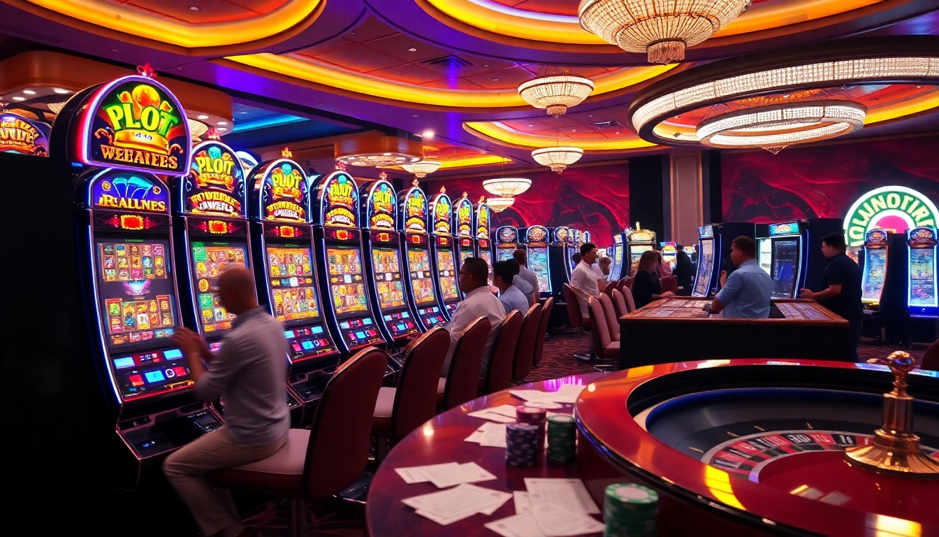Rasakan kegembiraan menang di slot gacor hari ini dengan visual kasino yang berwarna-warni.