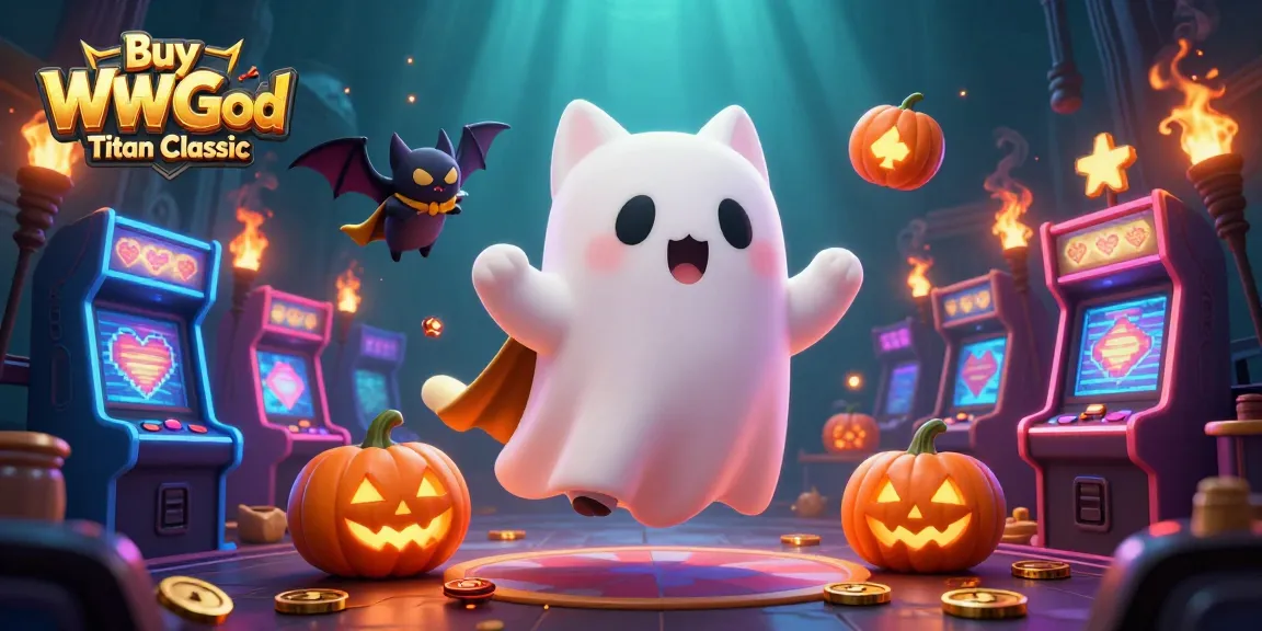 Engage in the thrilling experience to Buy WoW Gold Titan Classic with our vibrant haunted casino scene.