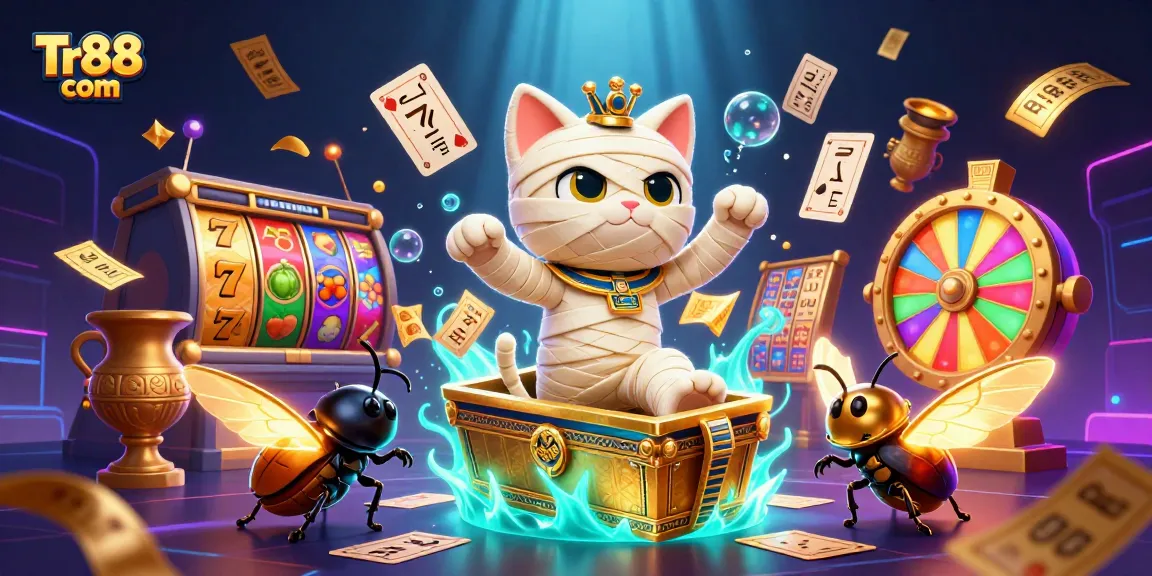 Experience the excitement of Tr88 com with vibrant games, golden elements, and captivating characters!
