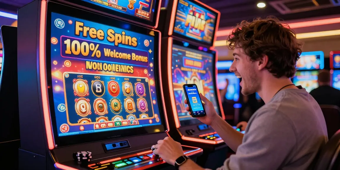 Exciting online casino experience at https://dea.org.uk with a player celebrating a big win on a video slot.