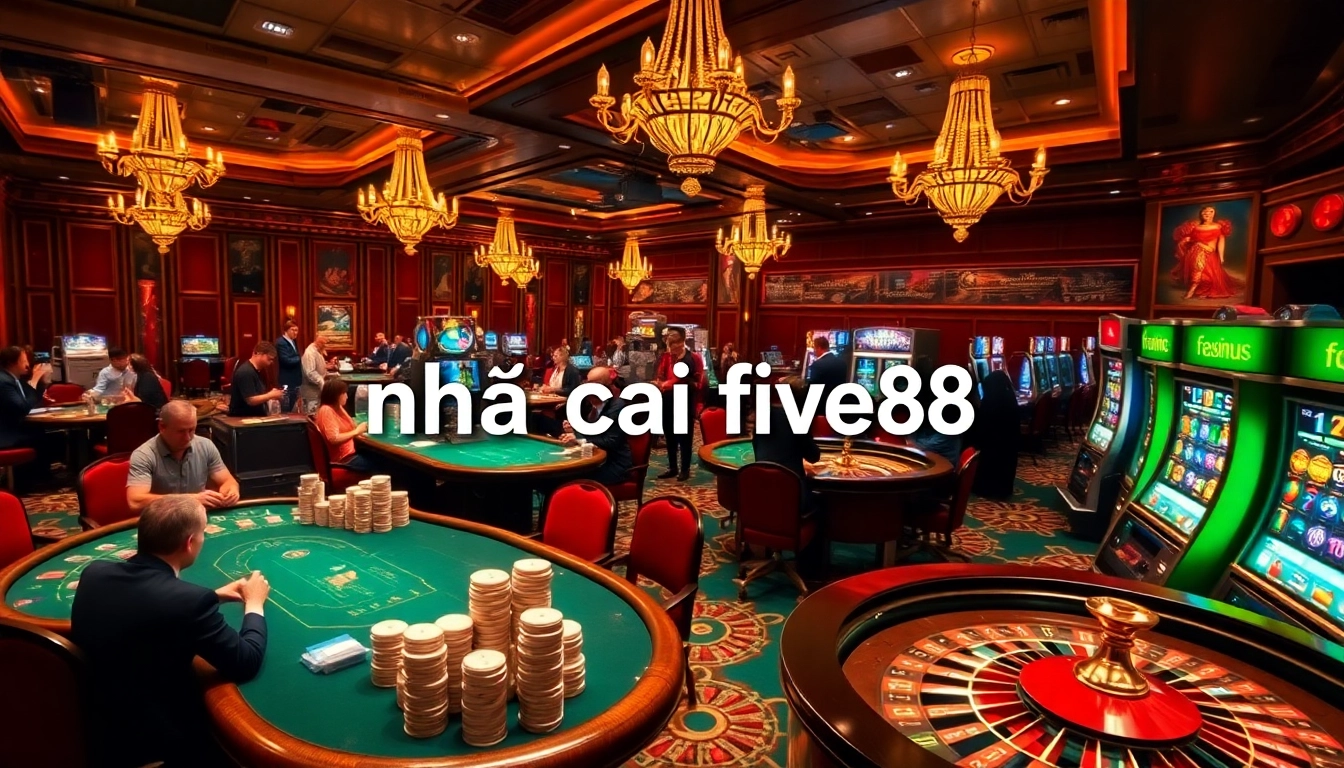 Experience the excitement of nhà cái five88 with engaging casino games and vibrant atmosphere.