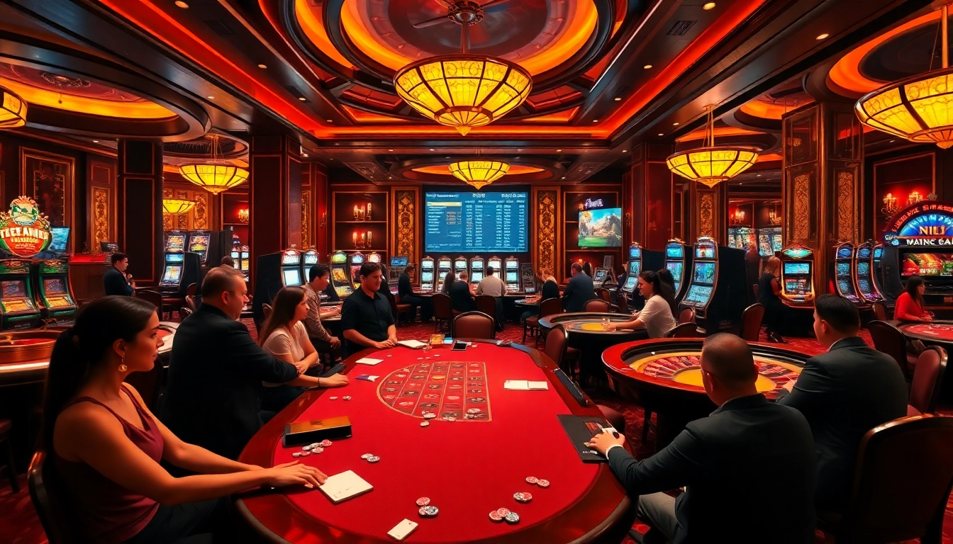 Experience luxury gambling at https://789winlem.com/, featuring poker tables, slot machines, and roulette games.