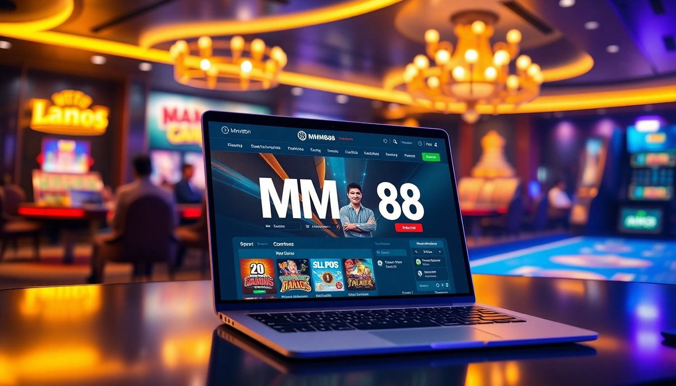 MM88 online platform showcasing vibrant casino games and user-friendly interface.