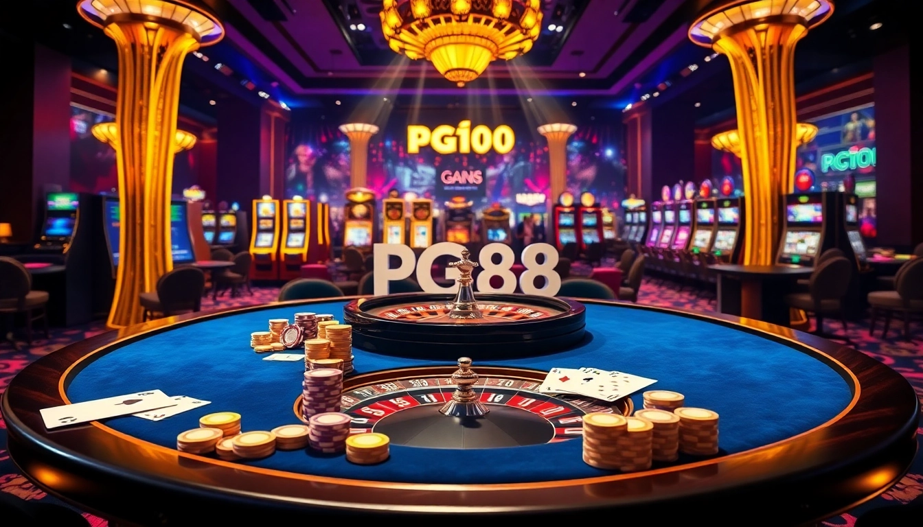 Experience thrilling games at PG88 casino with vibrant tables and exciting betting opportunities.