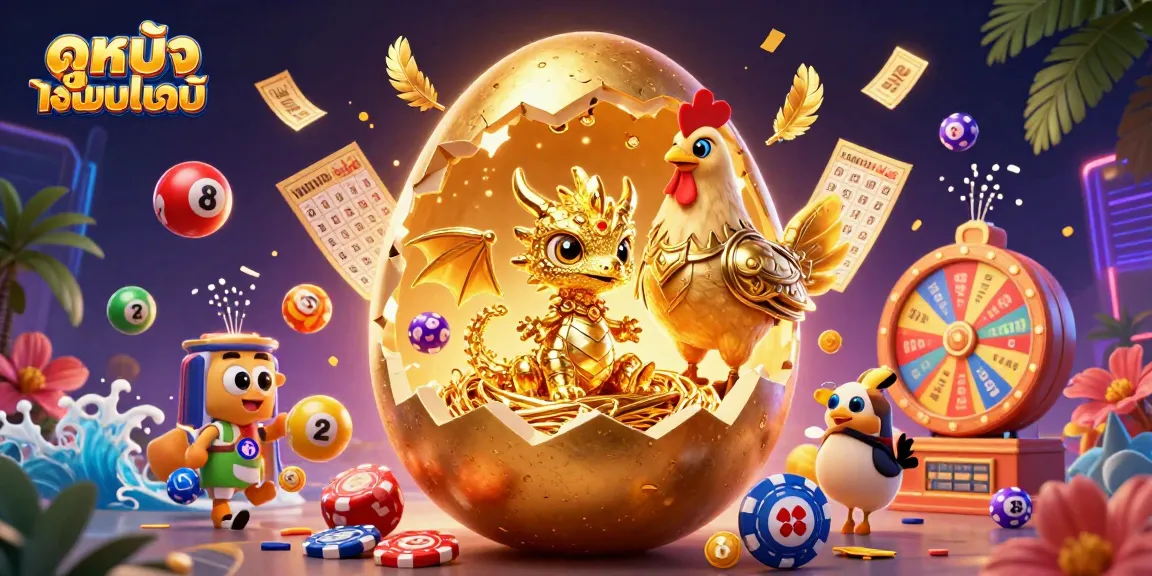 ดูหนังออนไลน์ มีภาพการ์ตูน 3D ของไข่ทองคำและมังกรทองในฉากคาสิโน