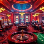 The hidden wiki inspires a colorful casino scene filled with slot machines and poker tables, radiating excitement.