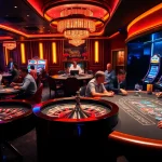 Experience the excitement of king88 at a high-stakes poker table surrounded by luxury and thrill.