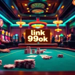 Experience high-stakes gaming with link 99ok at the vibrant casino, showcasing poker action and excitement.