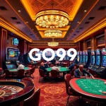Players engaged at GO99 casino tables, exuding luxury and excitement in gaming.