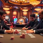 Experience the thrilling atmosphere at bong88.casa with professional poker players in action.