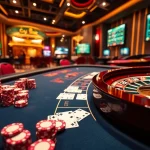 K88 site interface showcasing a thrilling online casino experience with poker chips and stylish games.