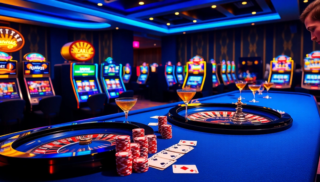 Play thrilling casino games at ph365 blue edition with luxurious atmosphere and vibrant visuals.