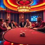 Experience the excitement of SODO66 at a high-stakes poker table with vibrant chips.