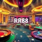 Experience the excitement of RR88.auction's online casino with vibrant gaming visuals.