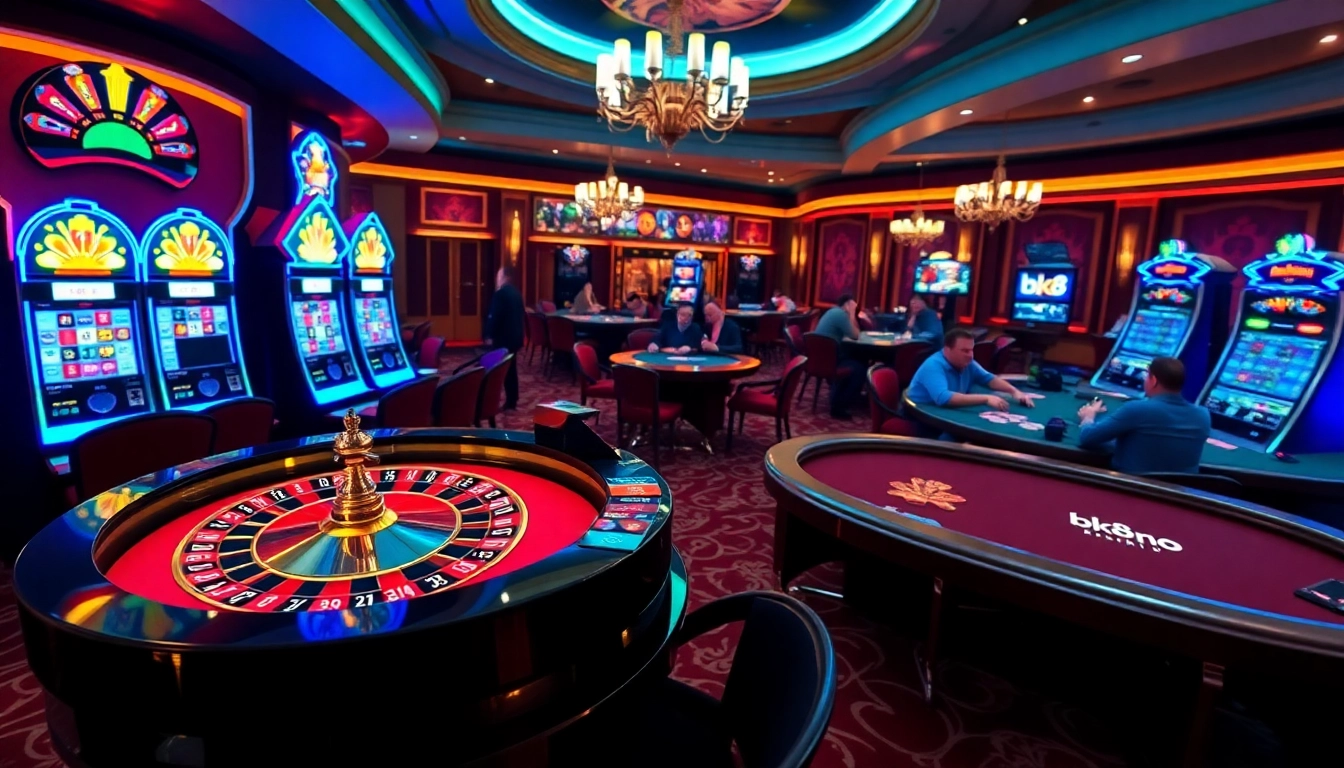 Experience the excitement of bk8 เว็บตรง with dynamic casino games and vibrant slot machines.