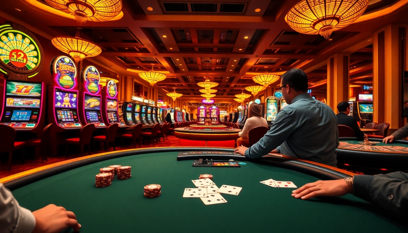 Experience the excitement of Go 88 at a luxurious casino table with engaging gameplay and vibrant atmosphere.