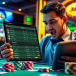 Experience แทงบอล excitement with a dynamic betting interface and gaming ambiance.