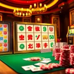 Experience the excitement of the demo slot mahjong in a luxurious casino setting with vibrant visuals and engaging gameplay.