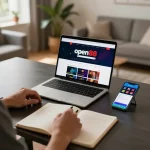 Engaging with open88 casino app for strategic online betting in a cozy home setup