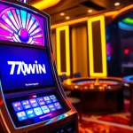 Experience the excitement of 78WIN at a vibrant casino slot machine.