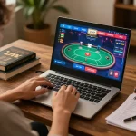 Player enjoying an engaging online poker game on dr88 platform showcasing strategic gameplay