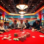 享受優塔娛樂城的激烈賭桌遊戲，色彩繽紛的籌碼與卡牌。