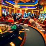Players enjoying the casino experience at nhà cái 888NEW with vibrant gaming tables and excitement.